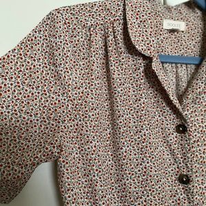 Belinda Button Dress